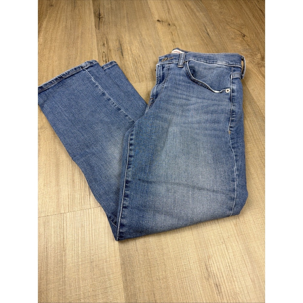 Lucky Brand Sweet Crop Jeans‎ Women's 6/28 Mid Rise Straight Crop Stretch Denim - Picture 6 of 6